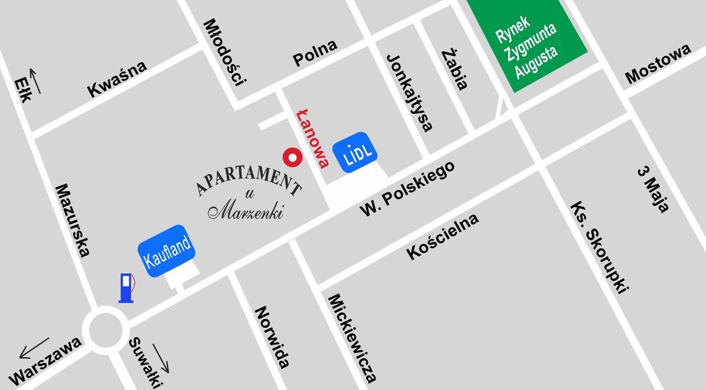 Apartament U Marzenki Augustów Dış mekan fotoğraf
